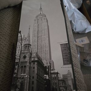 Black & White NYC Skyline Wall Art Print